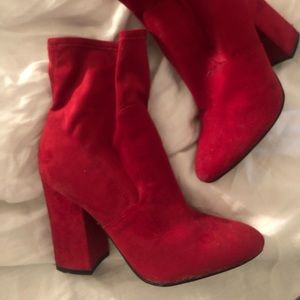 Red boots
